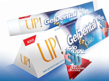 Gel Dental UP! Ação total com óleo de cravo